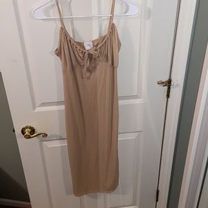 Nude dress. Livi by Olivia Rae brand. Size medium. Never worn.